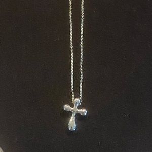 Tiffany cross necklace
